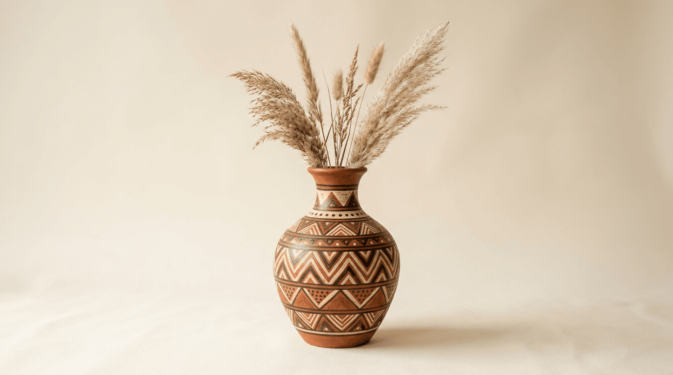 African Ceramic Vase