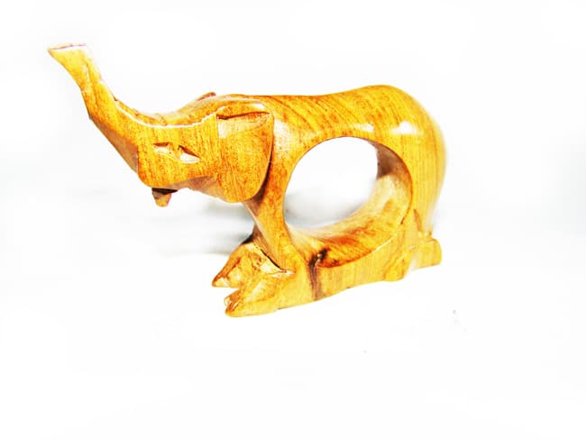 Elephant Kneeling Napkin Ring