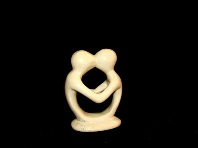 Kissing Sitting Lovers