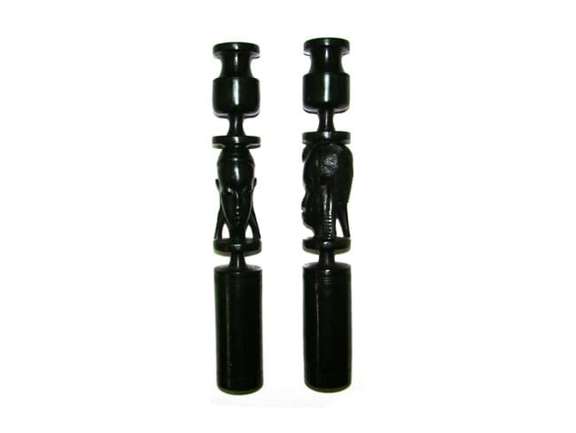 Massai Head Candle Holder