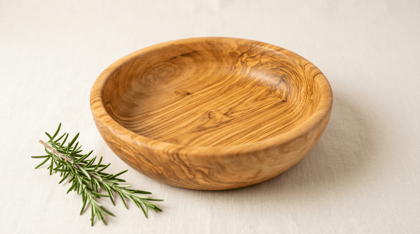 Olive Wood Salad Bowl