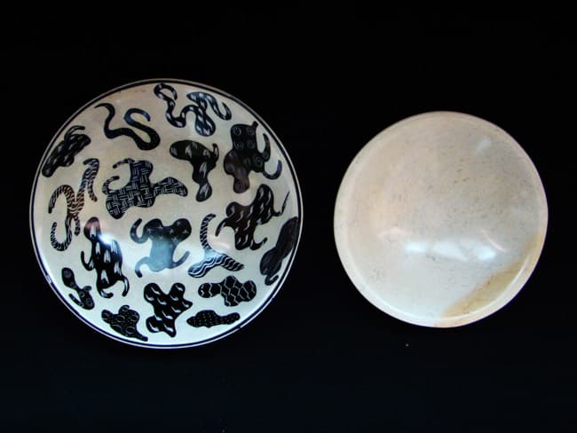 Round Bowl - Amoeba Print