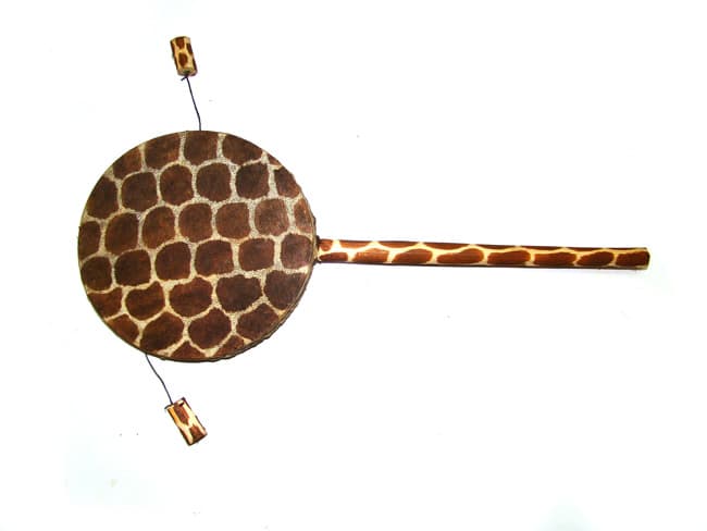 Tic Tac Drum Giraffe Print