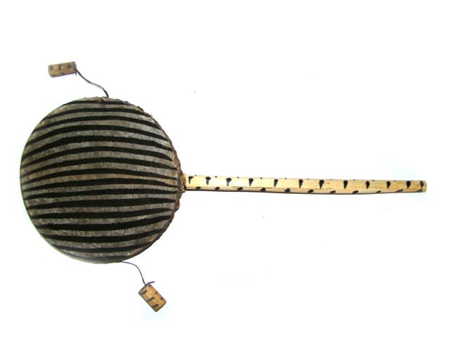 Tic Tac Drum Zebra Print