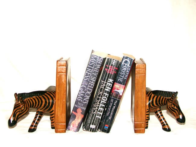 Zebra Bookend