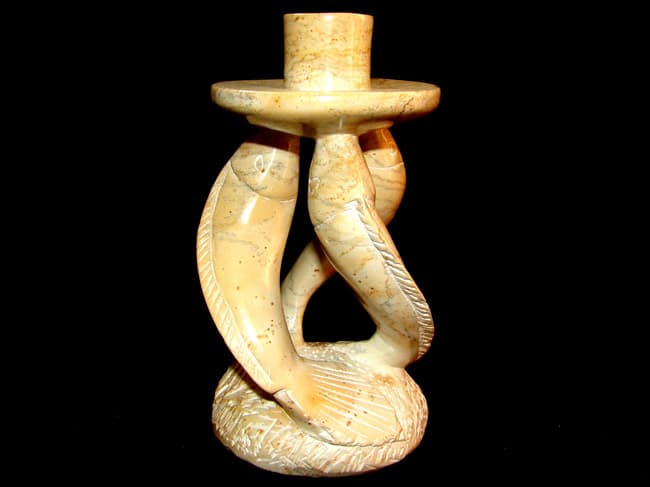 3 Fish Candle Holder