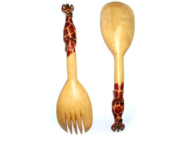 Giraffe Sitting Salad Set