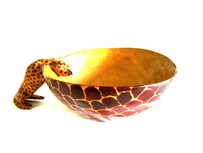 Leopard Drinking Bowl Large