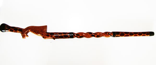 Leopard Sitting Cane