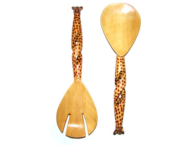 Leopard Twisted Salad Set
