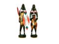 Massai Couple _animal Print_