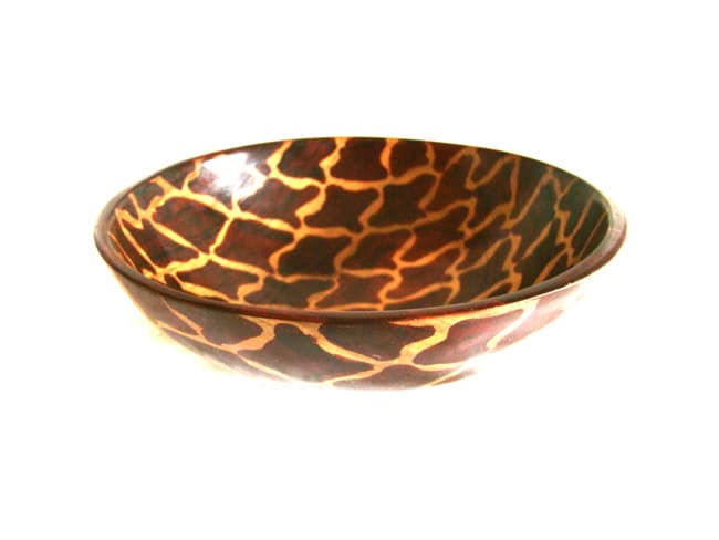 Round Bowl Giraffe Print