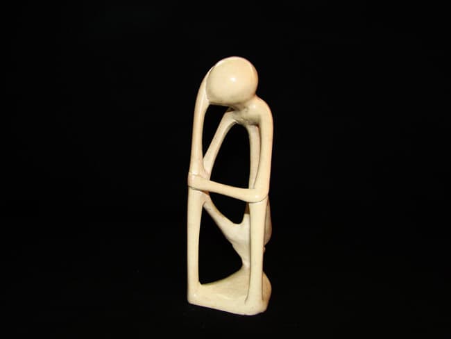 Skeleton Thinging Man