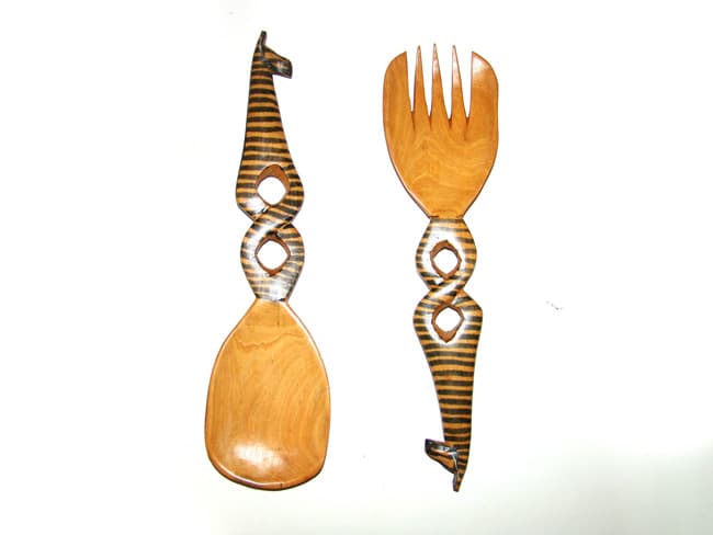Zebra Chain Salad Set