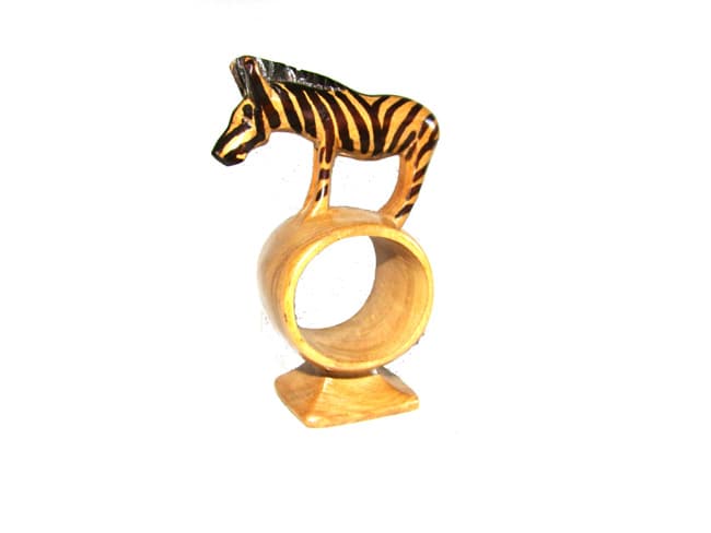Zebra Round Napkin Ring